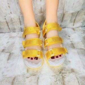 Pazzle Summer Sneaker Harness Sandals Yellow Size 10